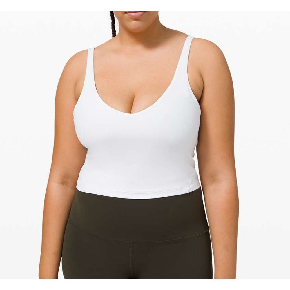Lululemon Align Cropped Tank White 4